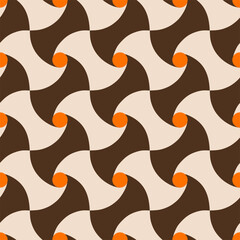 Seamless abstract geometric pattern. Vector Illustration.