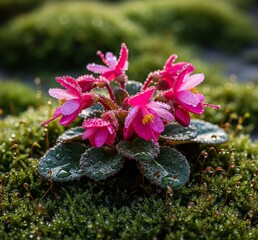 pink flowers in the garden