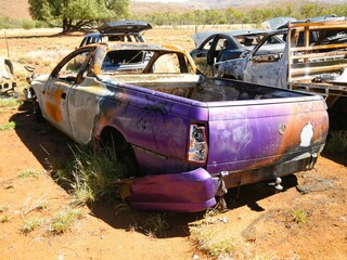old rusty pick up