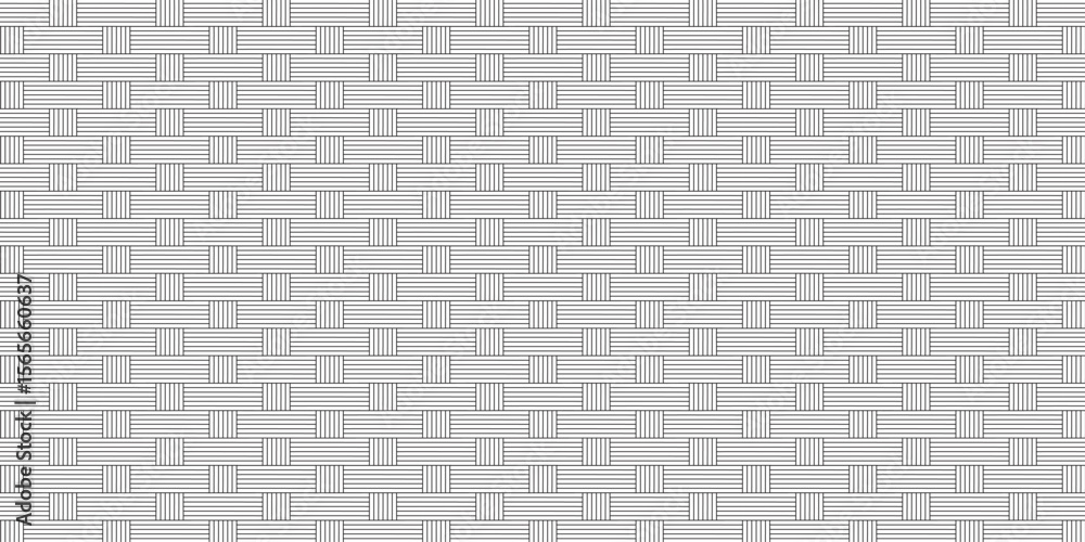 Poster geometric pattern with stripes, lines. seamless vector background. geometric simple minimalistic sea