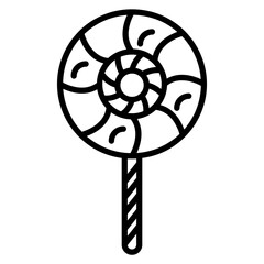 Obraz premium Lollipop Vector Icon