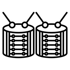 Drum Vector Icon