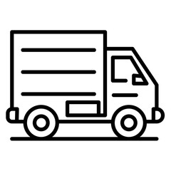 Delivery Truck Vector Icon