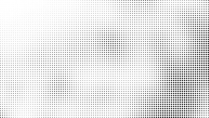 Halftone Dots Vector Pattern Gradient for Comic Book Pop Art and Vintage Print Effects, Comic art, pop art, halftone print backgrounds.
