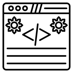 Web Developer Vector Icon