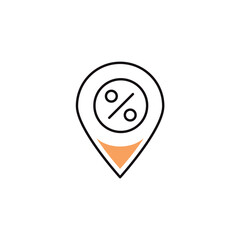 Fashion clothing shopping and trading vector icon