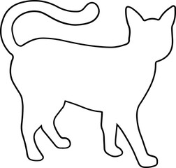 Back Cat illustration.