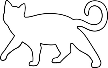  Calm Cat illustration.