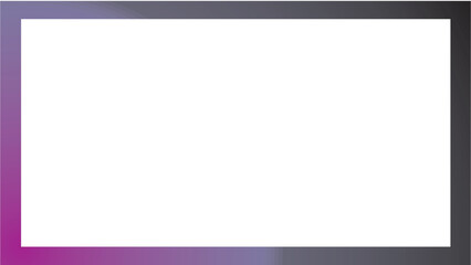 Abstract Gradient Frame Purple, Pink, and Gray Border Design Element