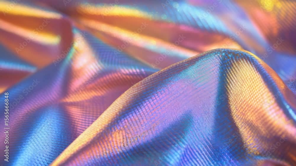 Poster this showcases a close-up of a colorful paper with an abstract, textured design that could be used a