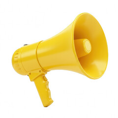 Megaphone PNG – Loudspeaker or Bullhorn Icon Isolated on Transparent Background for Announcements, Protests, Marketing, Public Speaking, Communication, and Promotional or Alert Design Projects