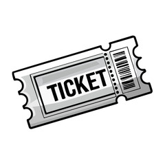Admit One Entry Pass With Barcode and Tearaway Edge for Theater Event Access and Admission