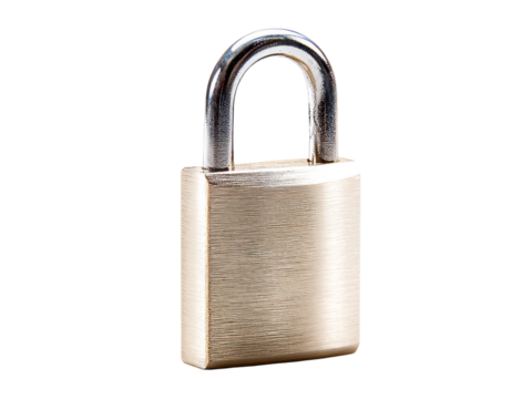 Padlock security metal lock privacy protection safe, Isolated On Transparent Background, Png