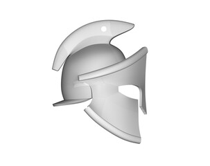 Spartan helmet keychain