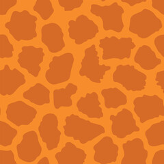 Abstract modern giraffe seamless pattern. Animals trendy background. Colorful decorative vector stock illustration for print, card, postcard, fabric, textile. Modern ornament of stylized skin.