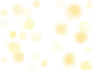 黄色い花のような空気の中の雰囲気背景イラスト
