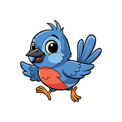 Cute Bird Icon Cartoon very cool