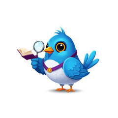 Cute Bird Icon Cartoon very cool