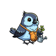 Cute Bird Icon Cartoon very cool