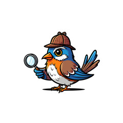 Cute Bird Icon Cartoon very cool