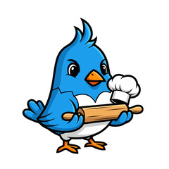 Cute Bird Icon Cartoon very cool