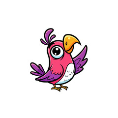 Cute Bird Icon Cartoon very cool
