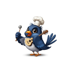 Cute Bird Icon Cartoon very cool