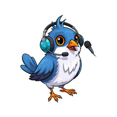 Cute Bird Icon Cartoon very cool