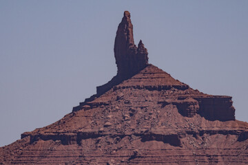 Rooster Rock is a summit in Apache County, Arizona, United States. , Monument Valley on the...