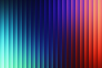Shiny and ribbed glass texture in red to blue color spectrum on dark backdrop. Saturated, high-energy visual perfect for music covers, digital art, or web design.