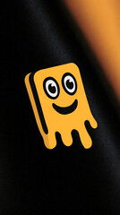 Happy Goo: A cheerful, melting yellow square character with big eyes and a wide smile, adding a touch of fun and whimsy to any design.