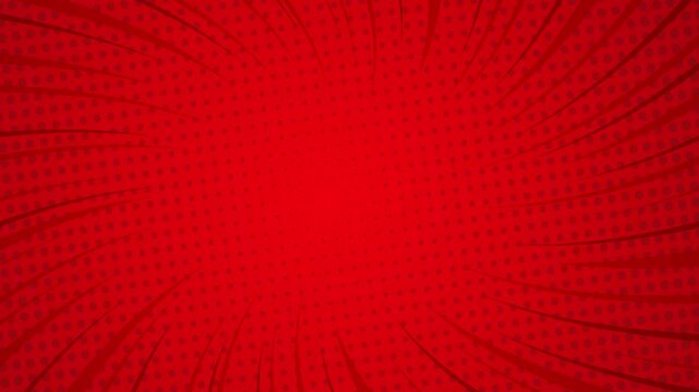 Expression balloon pop art style 4k video Animation | 4k animated radial rays and dots pattern | Motion graphics and digital composition | Vintage pop art background | Comic background animation 
