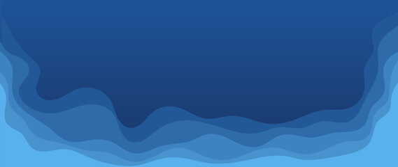 abstract blue wave background