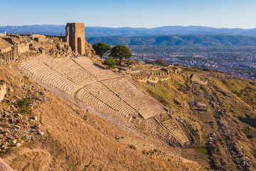 In the ruins of ancient Pergamon