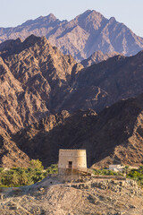 View to heritage village in Hatta