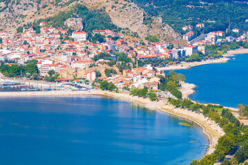 View to the core of Eğirdir town