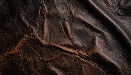 Dark Leather Texture Background