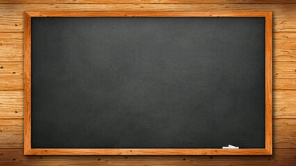 blank blackboard with chalk board