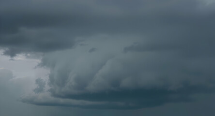 Obraz premium Dark stormy sky cloudscape