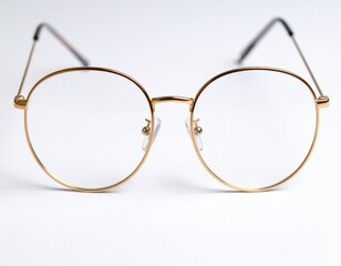 Fototapeta premium glasses on white background