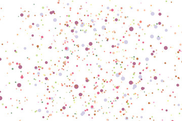 Light multicolor background, colorful vector texture with circles. Splash effect banner. Glitter silver dot abstract illustration with blurred drops of rain. Pattern for web page, banner,poster, card.