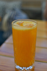 glass of orange juice