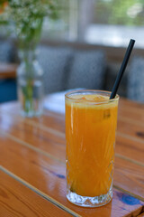 glass of orange juice