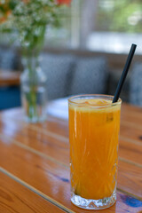 glass of orange juice