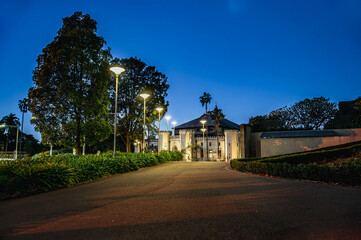 The photo was taken at a music college in the central Sydney