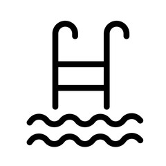 Pool icon – swimming pool symbol for hotel amenities