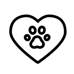 Pet-Friendly Icon for Animal-Friendly locations and hotel
