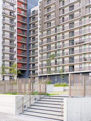 Modern high rise flats at Glasgow Harbour