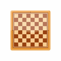 Chess piece full of modern art flat simple