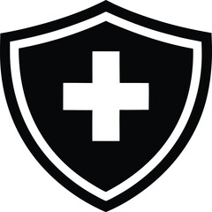 Obraz premium flat-vector-illustration-of-a-shield-with-a-cross- (3)_processed.eps